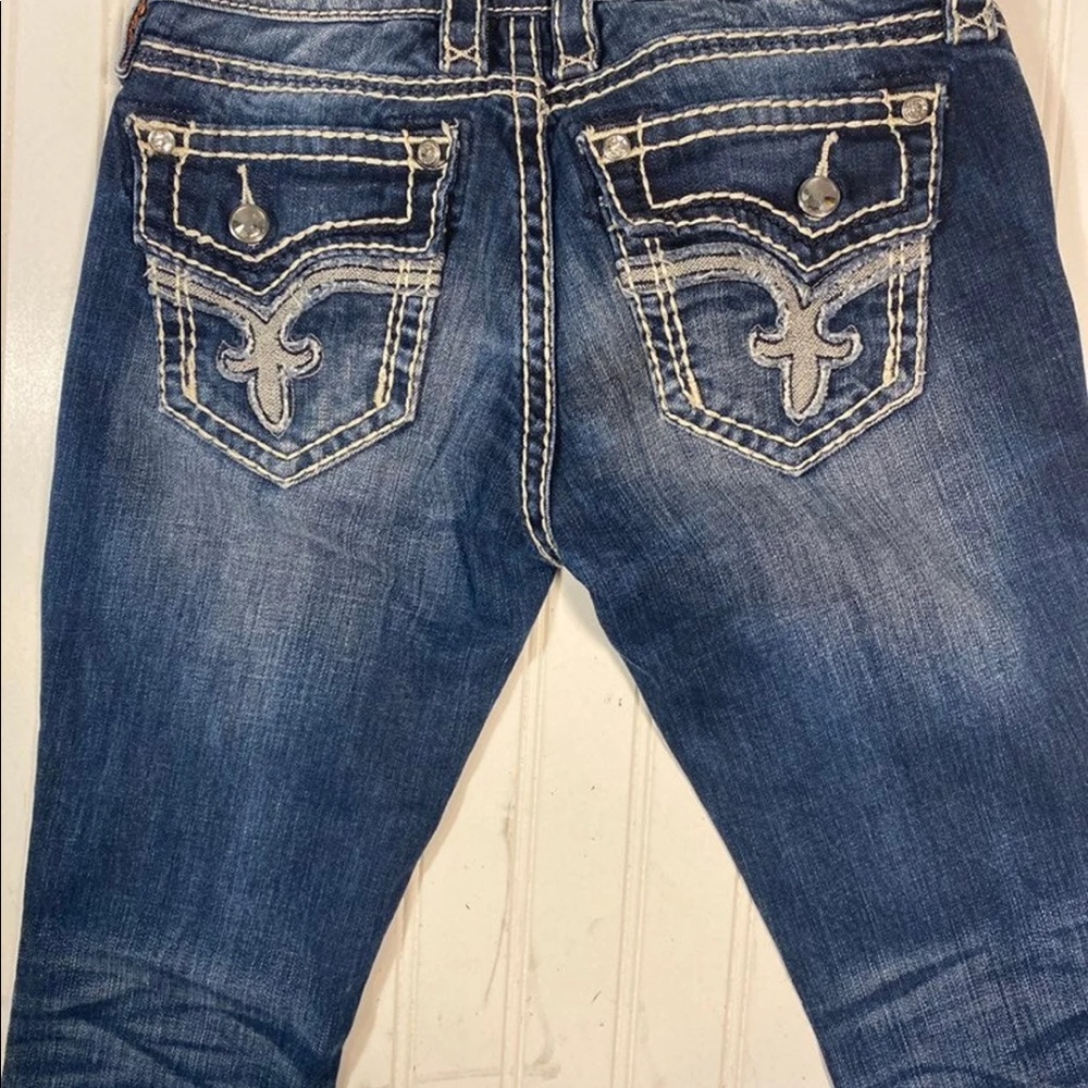 Rock Revival Kai, dark wash jeans. Great condition! - Picture 4 of 4